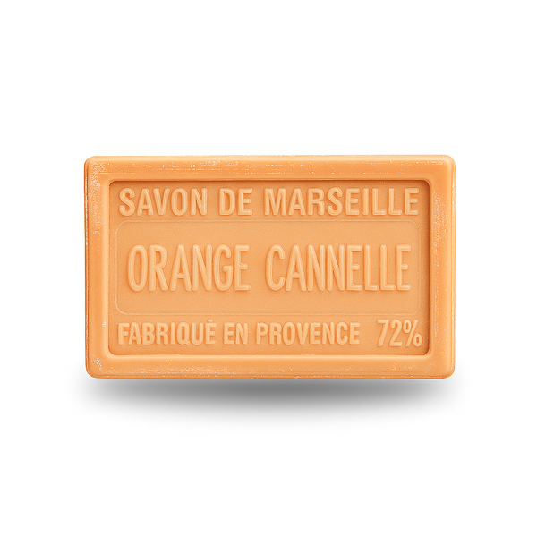 ORANGE-CINNAMON MARSEILLE SOAP 100 GR