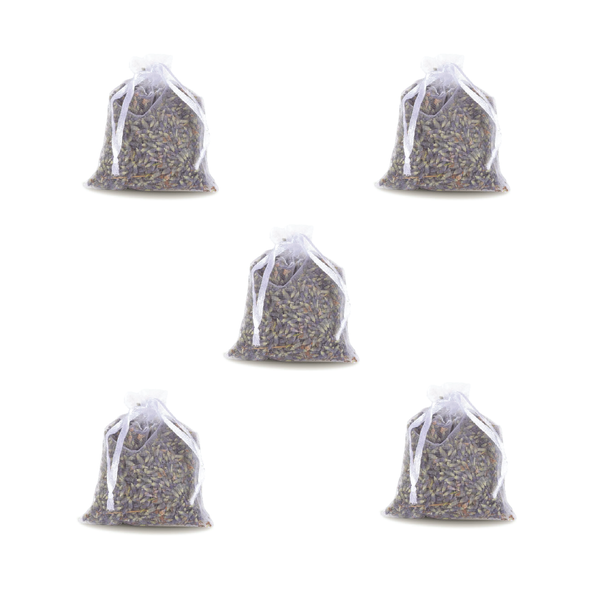 5 FRENCH LAVENDER ORGANZA SACHET