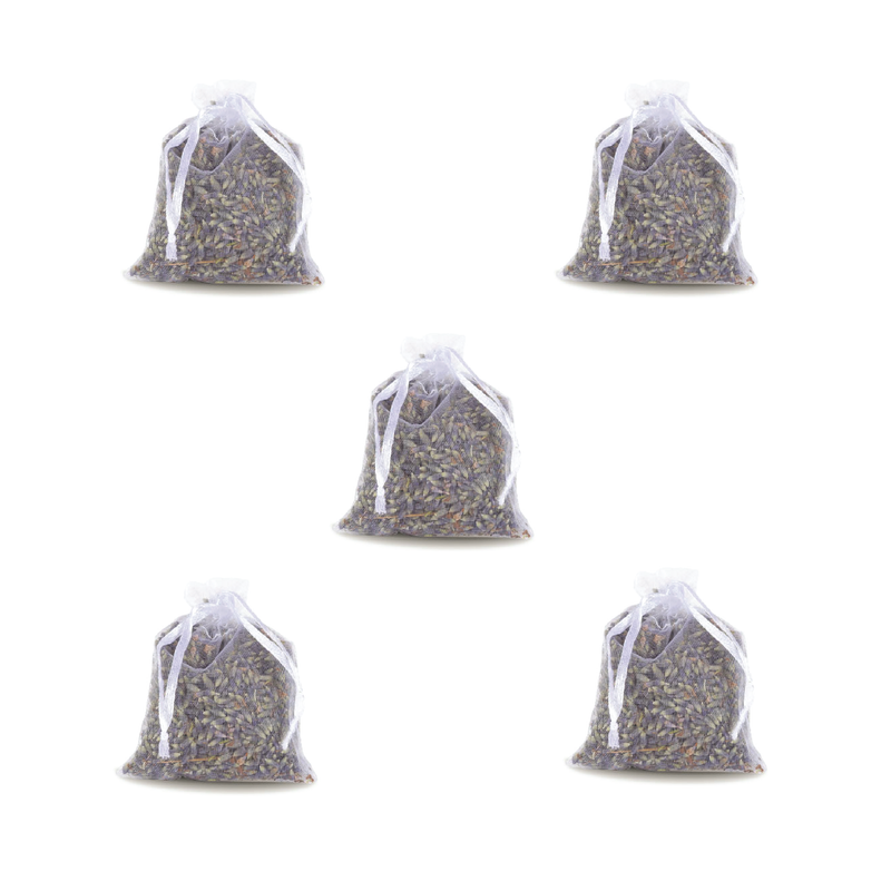 5 FRENCH LAVENDER ORGANZA SACHET