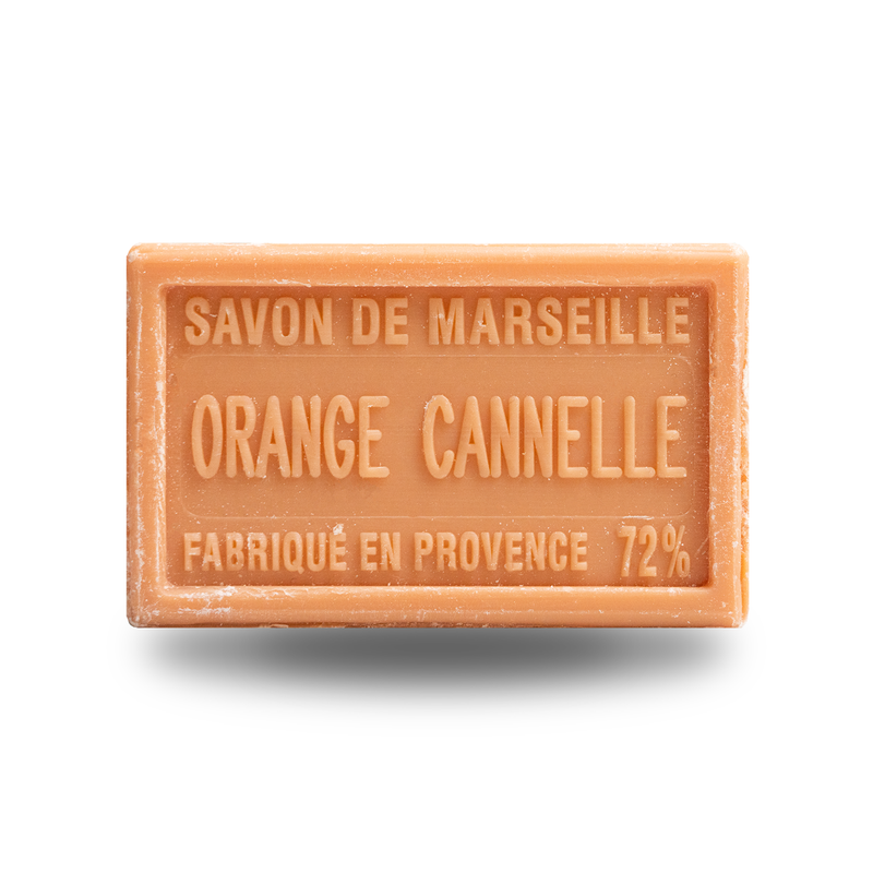 ORANGE-CINNAMON MARSEILLE SOAP 100 GR